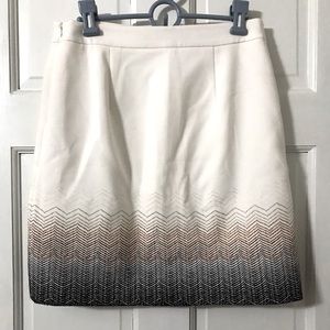 White House black market - white mini skirt